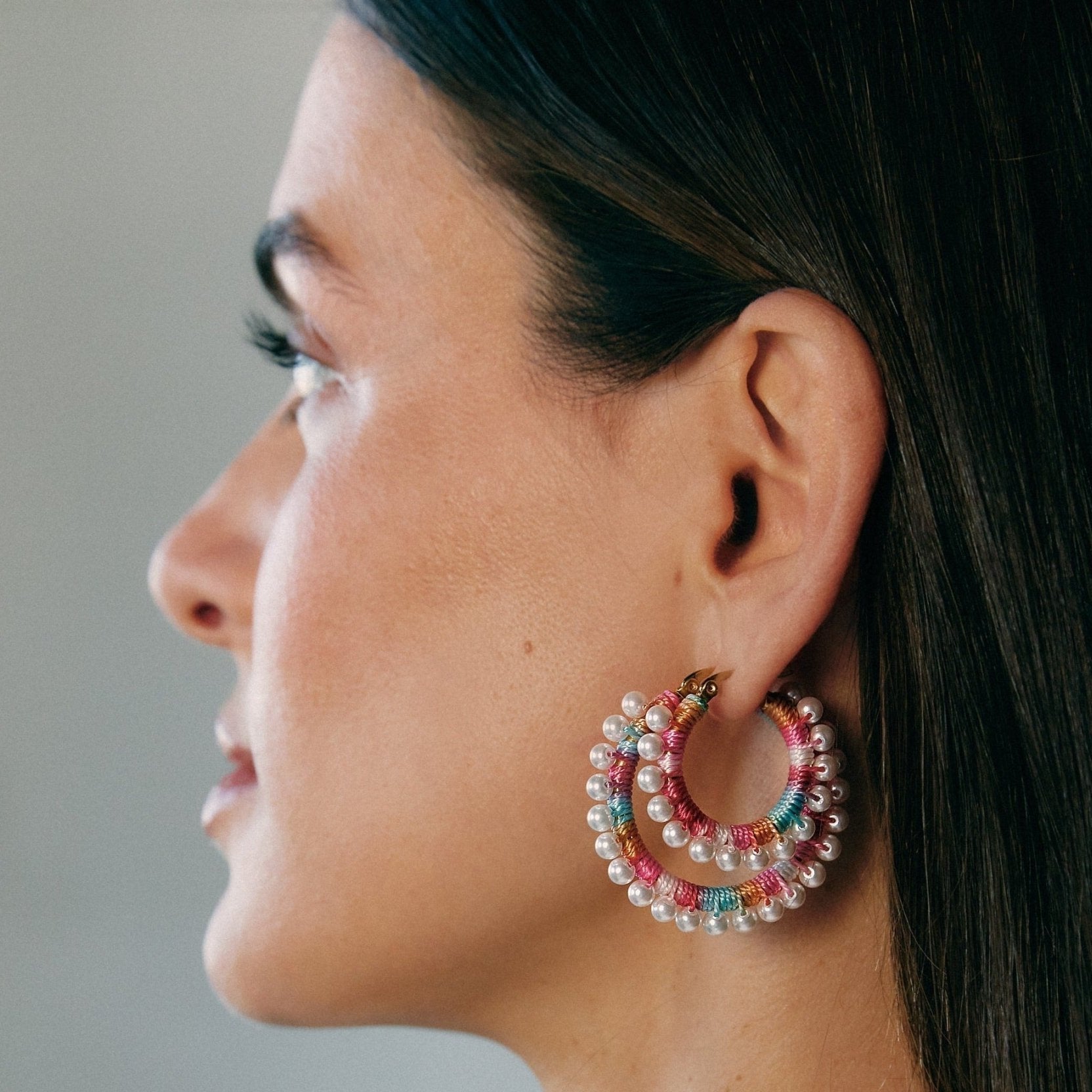 ‘COLETTE’ Earrings -Large-