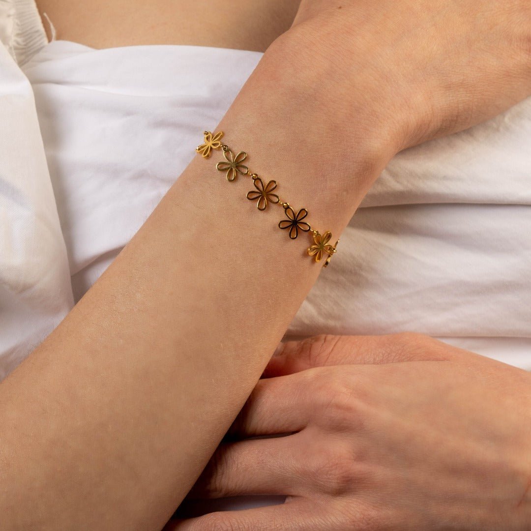 'DAISY' Daisy Flowers Bracelet