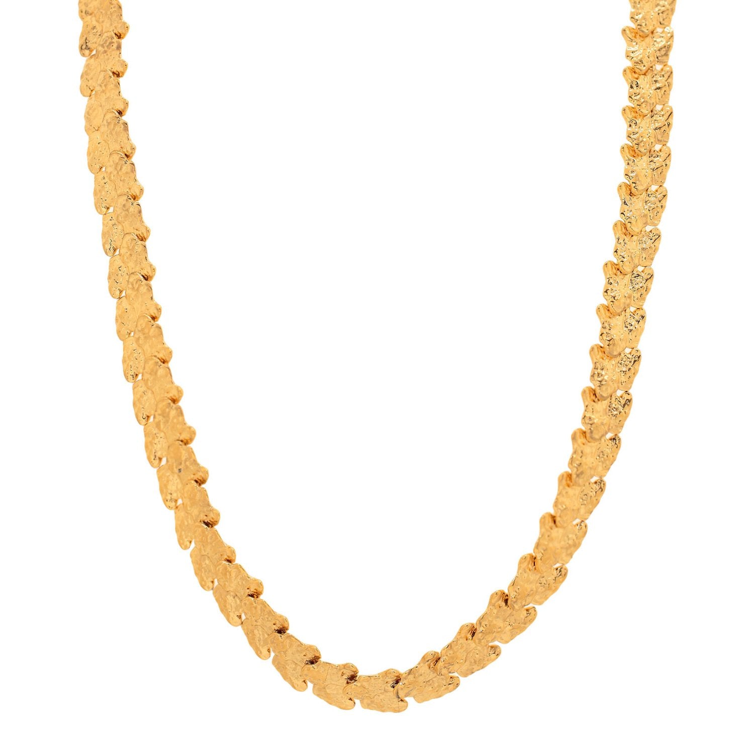 'DELIA' Semi Rigid Necklace Gold