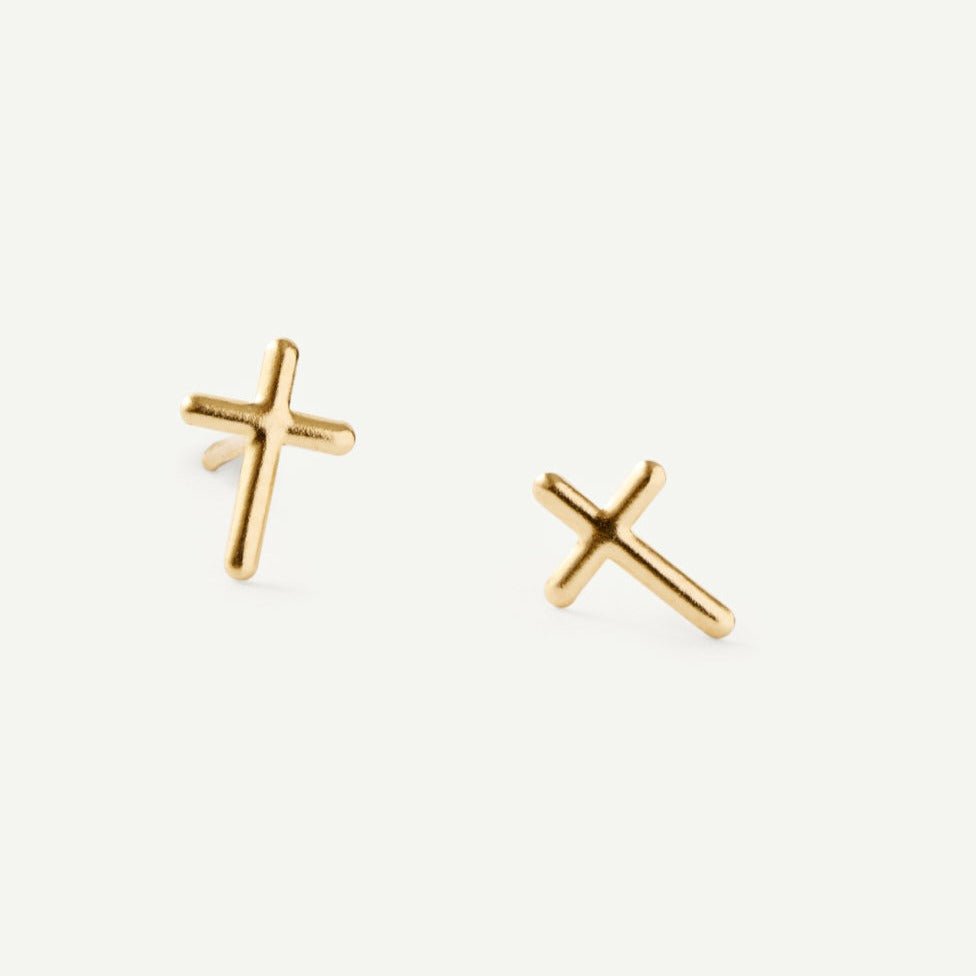 'ESMA' CROSS EARRINGS