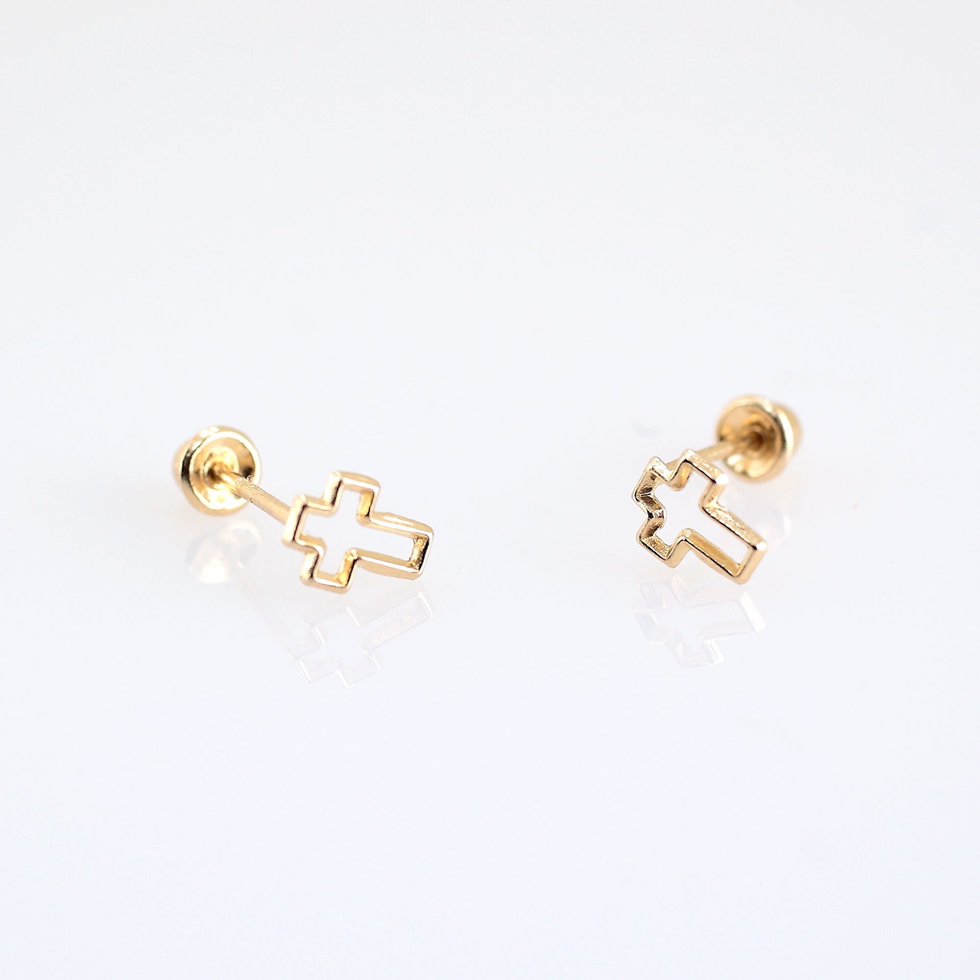 'ILA' CROSS EARRINGS