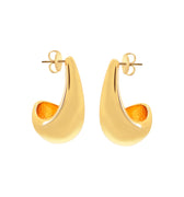 'PENSIVE' Earrings -Gold Medium-