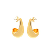 'PENSIVE' Earrings -Gold Small-