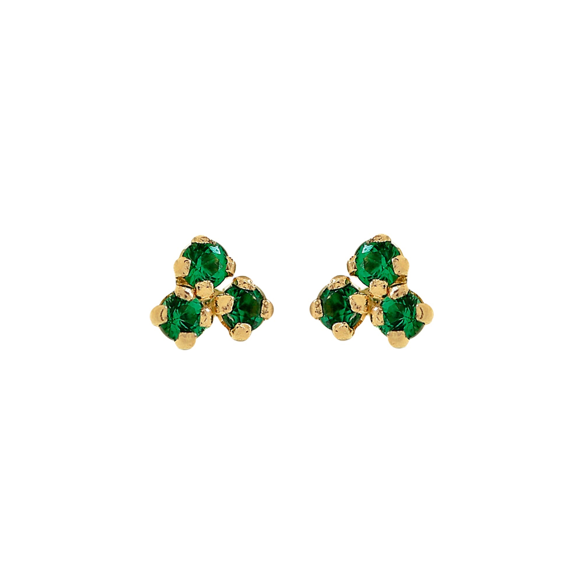 'PIA' EARRINGS -GREEN-