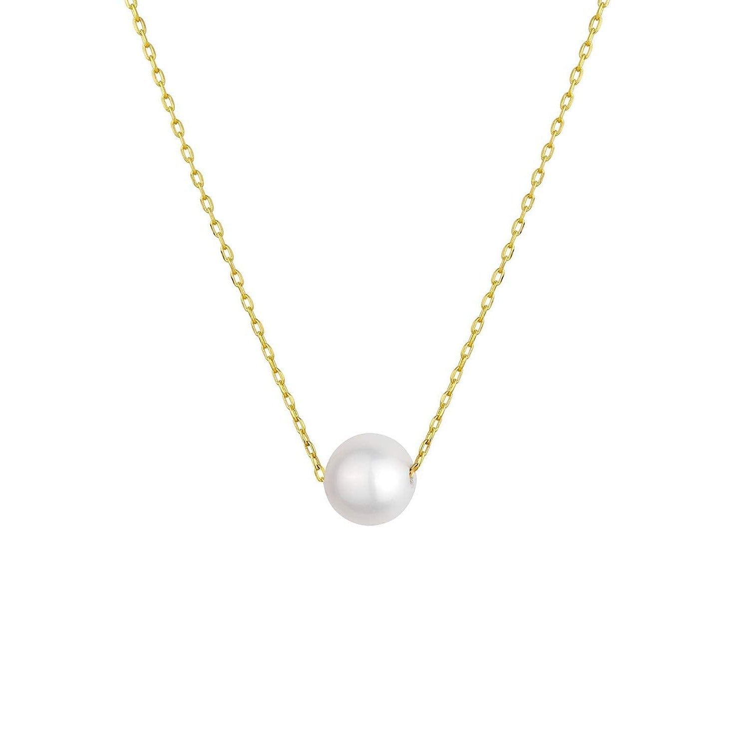 'RAYA' CHAIN & AKOYA PEARL -18k GOLD-