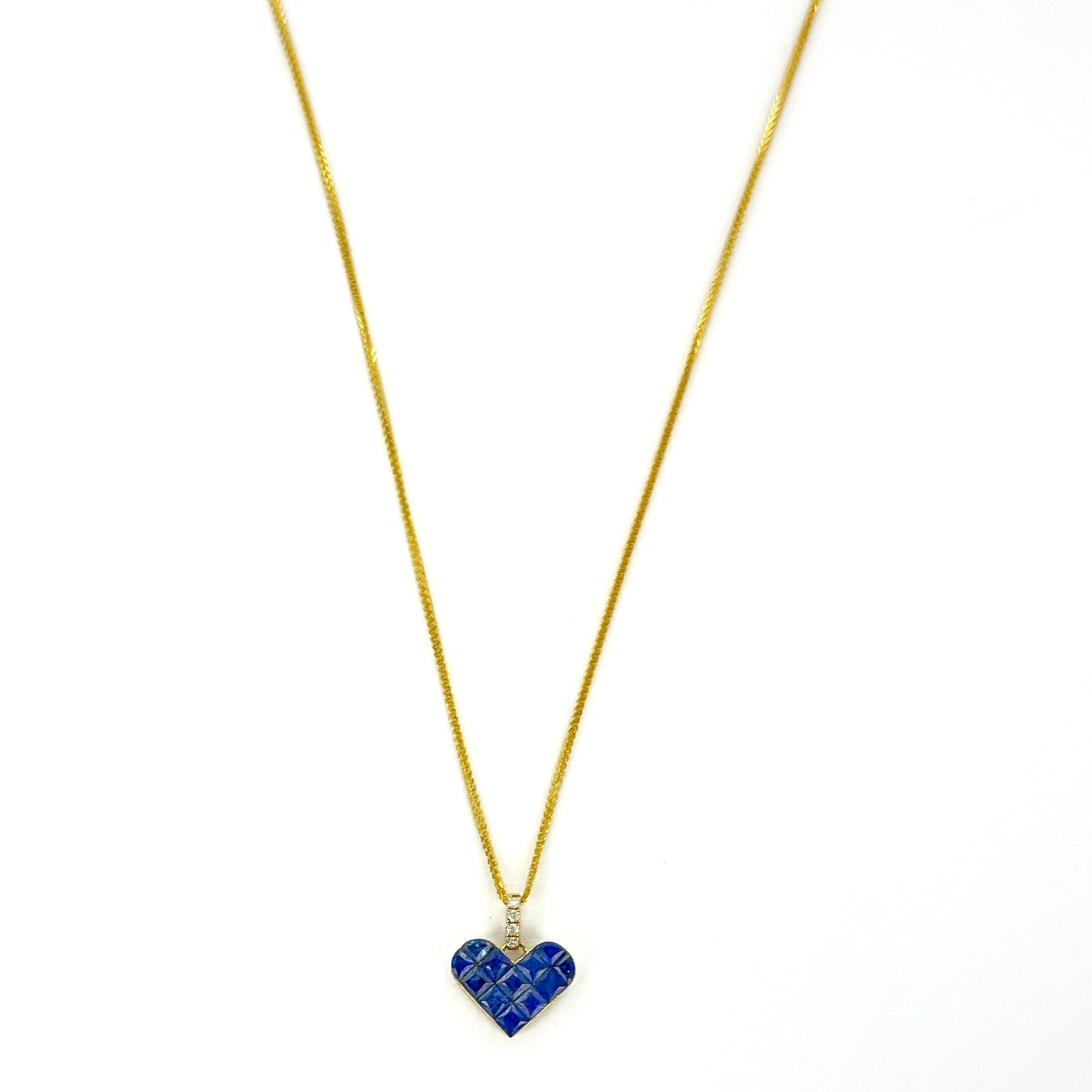 'TORI' CHAIN -SAPPHIRE  AND DIAMONDS-