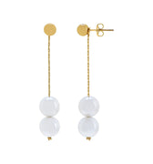 'VEGA' Earrings -Pearl-